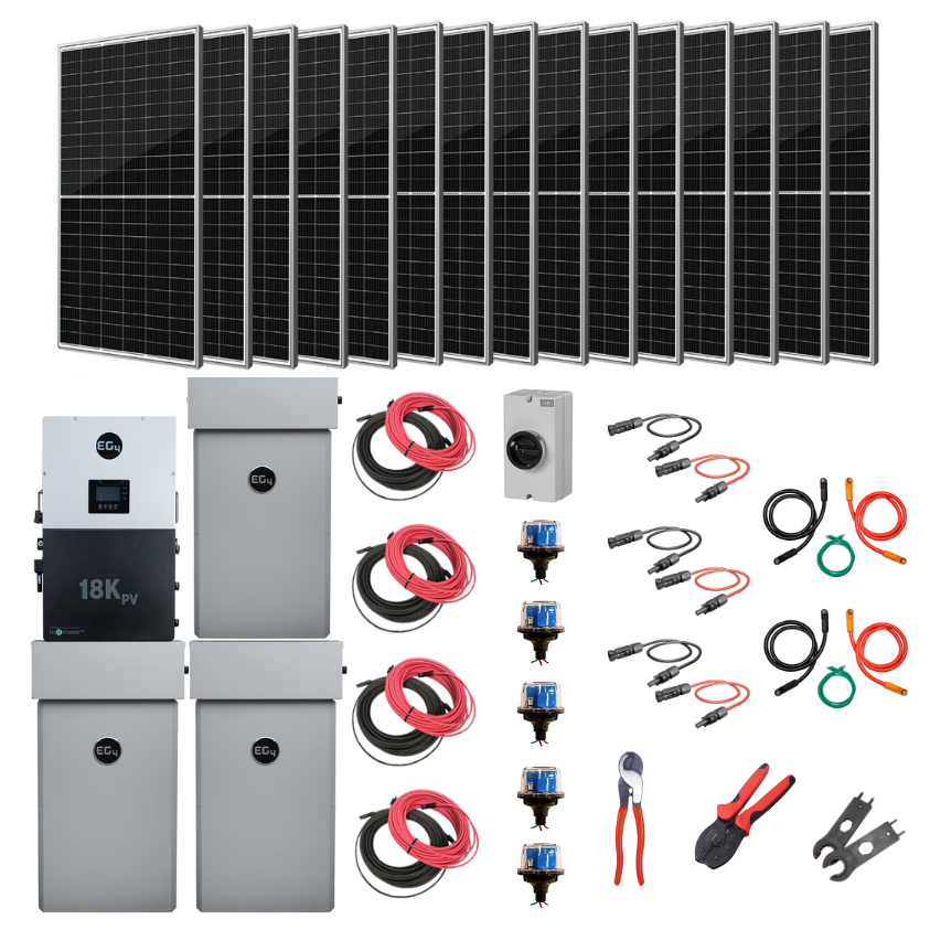 Complete Hybrid Solar Kit - EG4 PowerPro ESS 