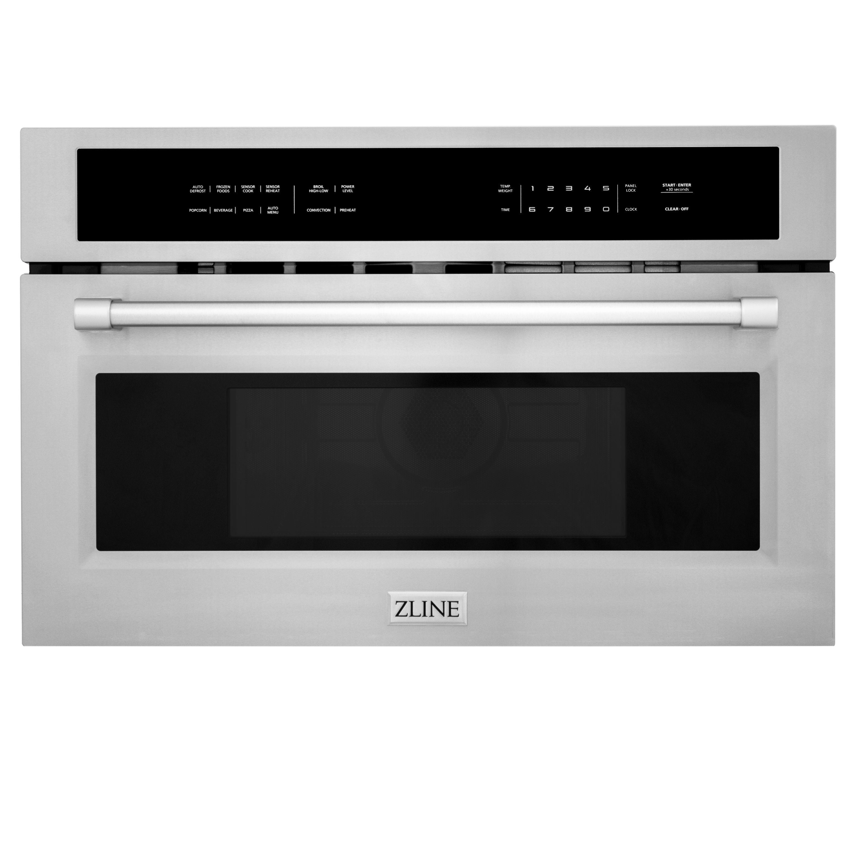 ZLINE 30 in. Built-in Convection Microwave Oven in Stainless Steel with Speed and Sensor Cooking (MWO-30) image 1