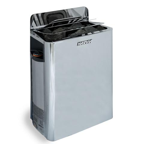 Harvia The Wall Series Sauna Heater in Stainless Steel - 6kW, 8kW image 1