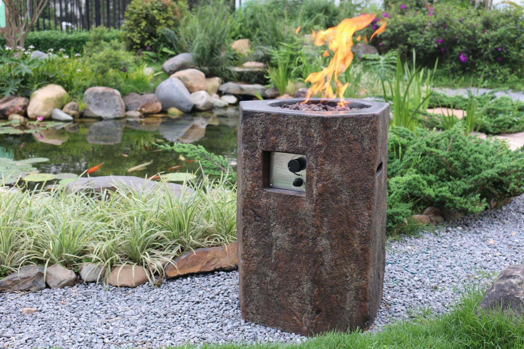 Modeno Basalt Column Fire Pit image 1