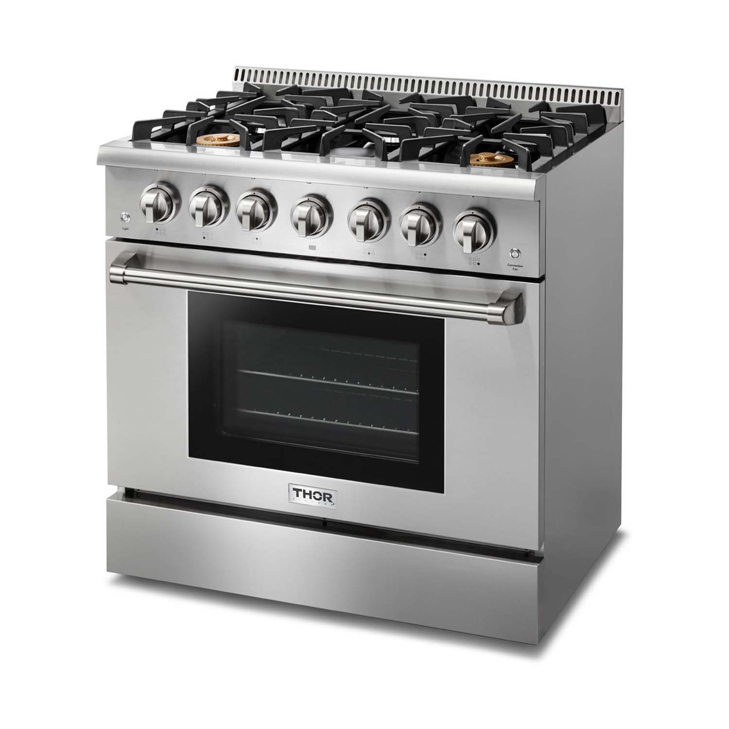 Thor Kitchen 36 Inch Professional Gas Range FRB, HRG3618U / HRG3618ULP image 1