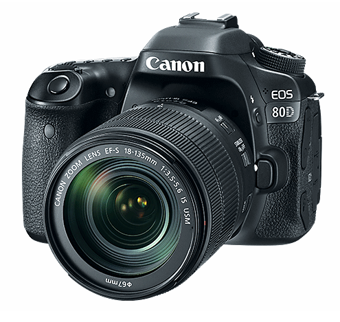 Canon EOS 80D DSLR Camera with 18-135mm IS USM Lens image 1