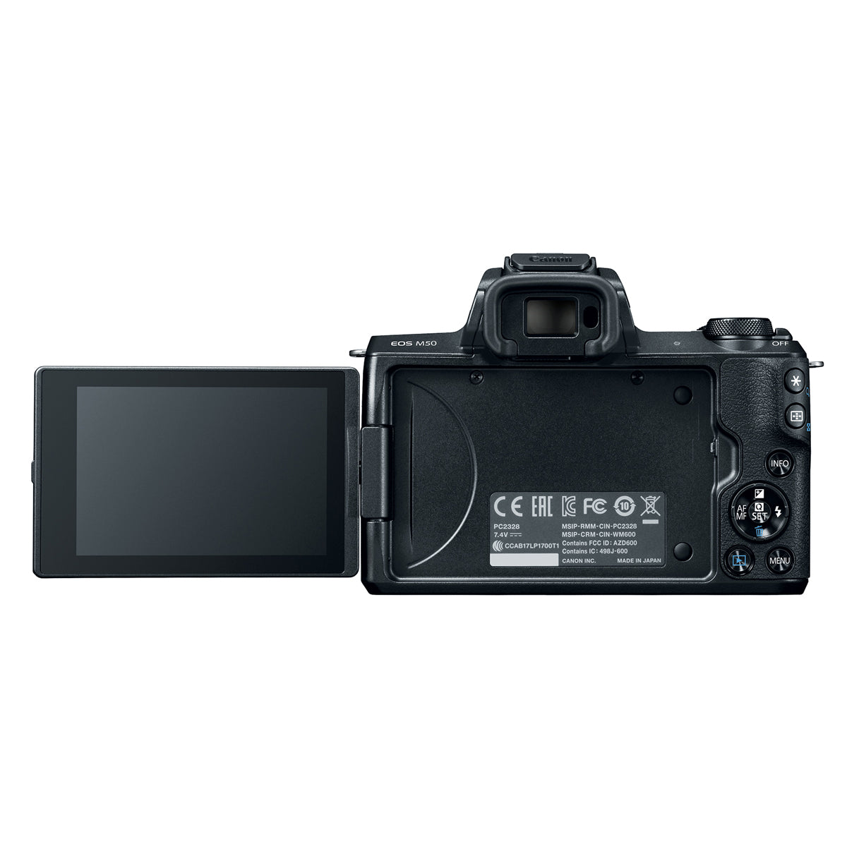 Canon EOS M50 Mirrorless Digital Camera Body (Black) image 3