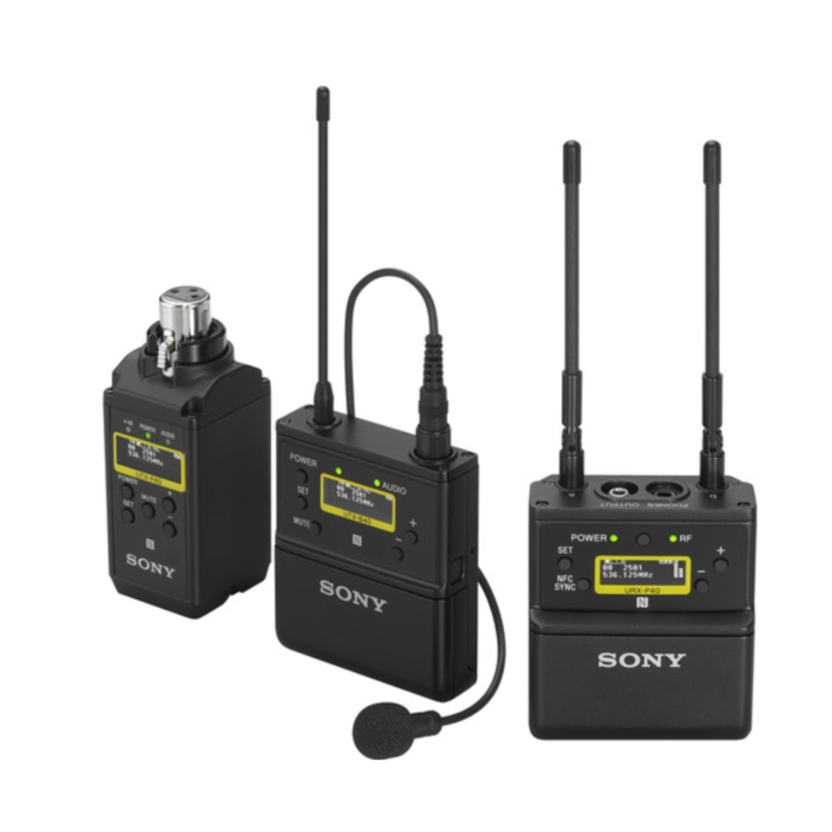 Sony UWP-D26 Camera-Mount Wireless Combo Microphone System (UC14: 470 to 542 MHz) image 1
