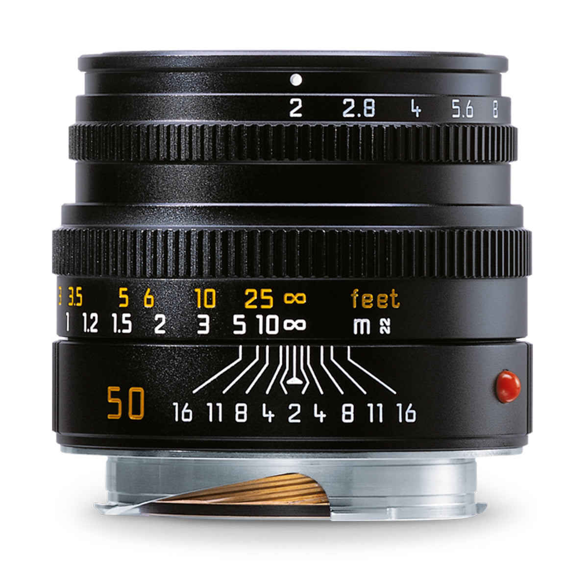 Leica 50mm f/2 Summicron-M Lens (Black Anodized) image 1