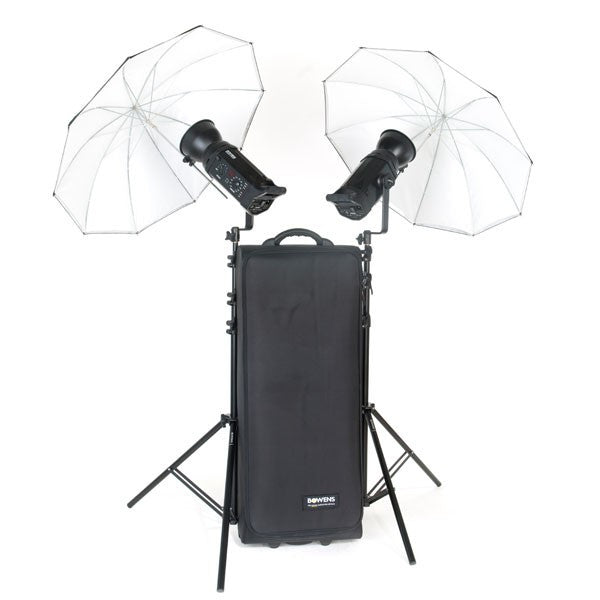 Bowens Gemini 500R 2 Head Umbrella Kit image 1
