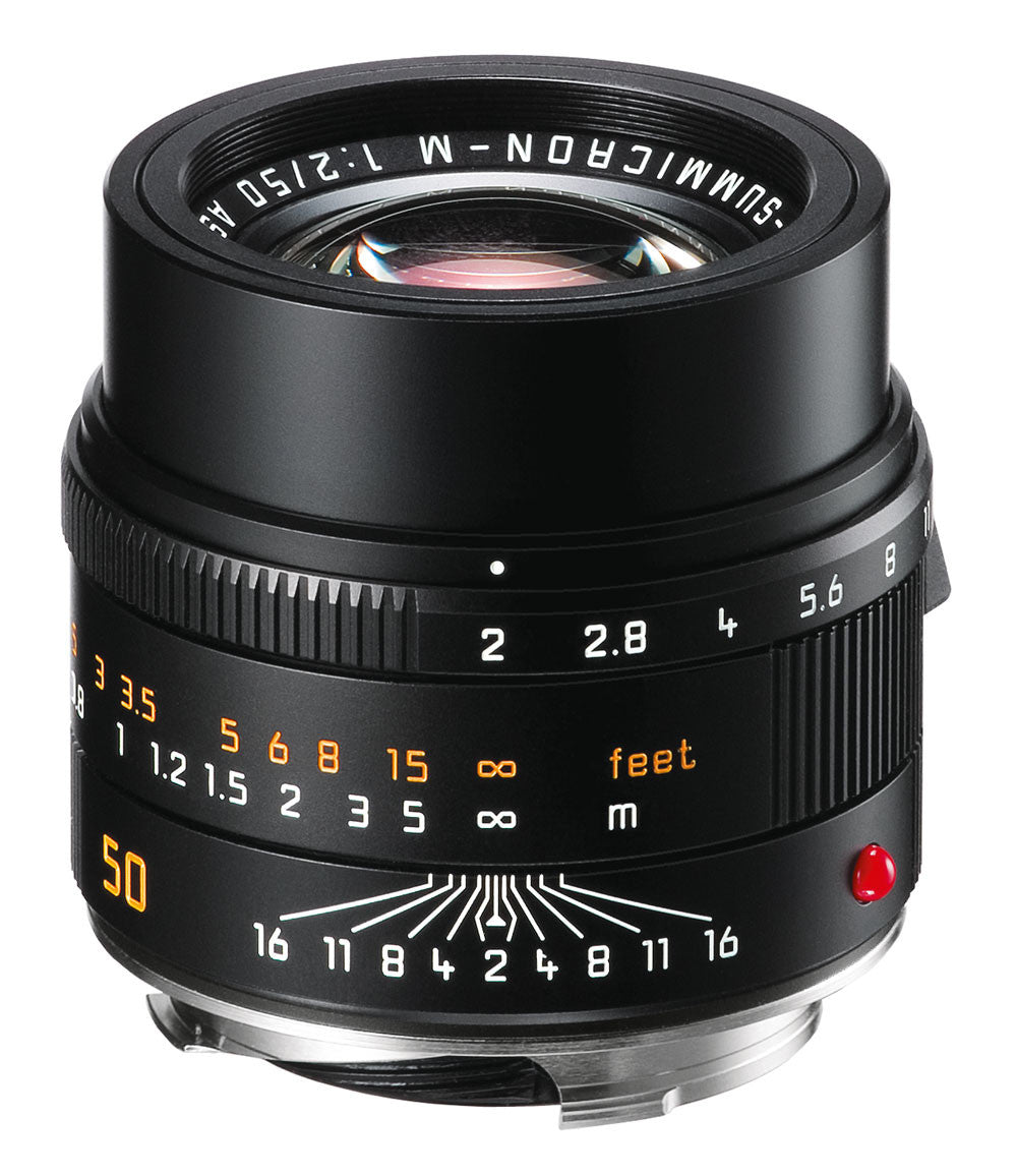 Leica 50mm f/2 APO-Summicron-M ASPH Lens (Black Anodized) image 1