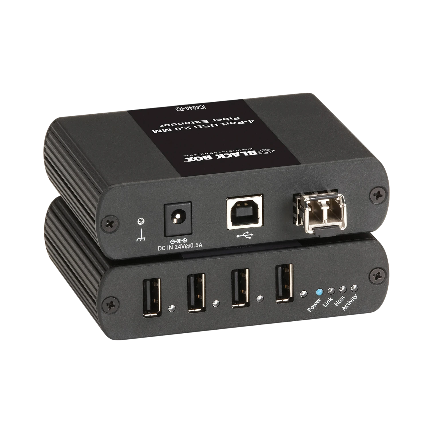Black Box 4-Port USB 2.0 Extender Multimode Fiber image 1