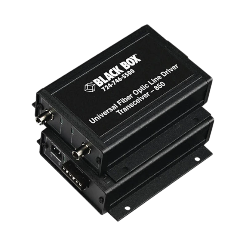 Black Box Async RS232/RS422/RS485 Fiber Extender ST Singlemode image 1