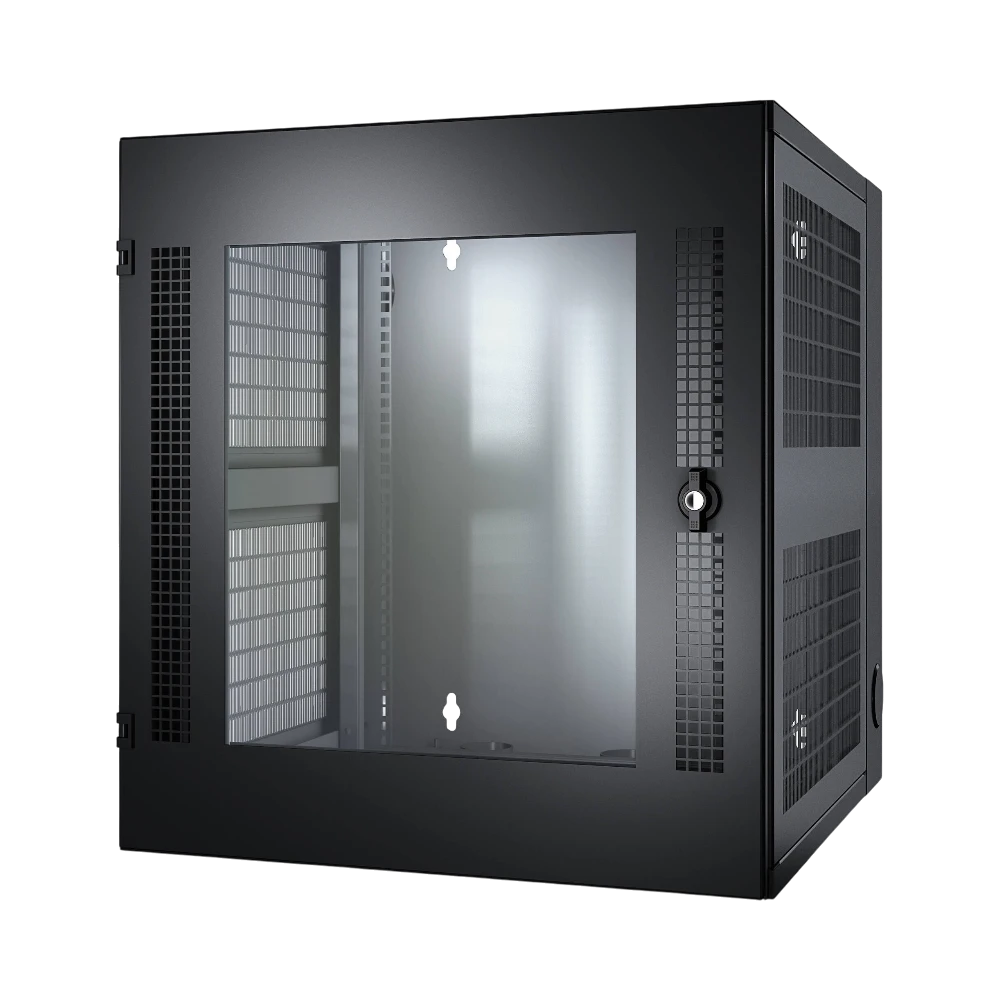 APC NetShelter WX 13U Wall Mount Rack Cabinet with Glass Door (Black) image 1