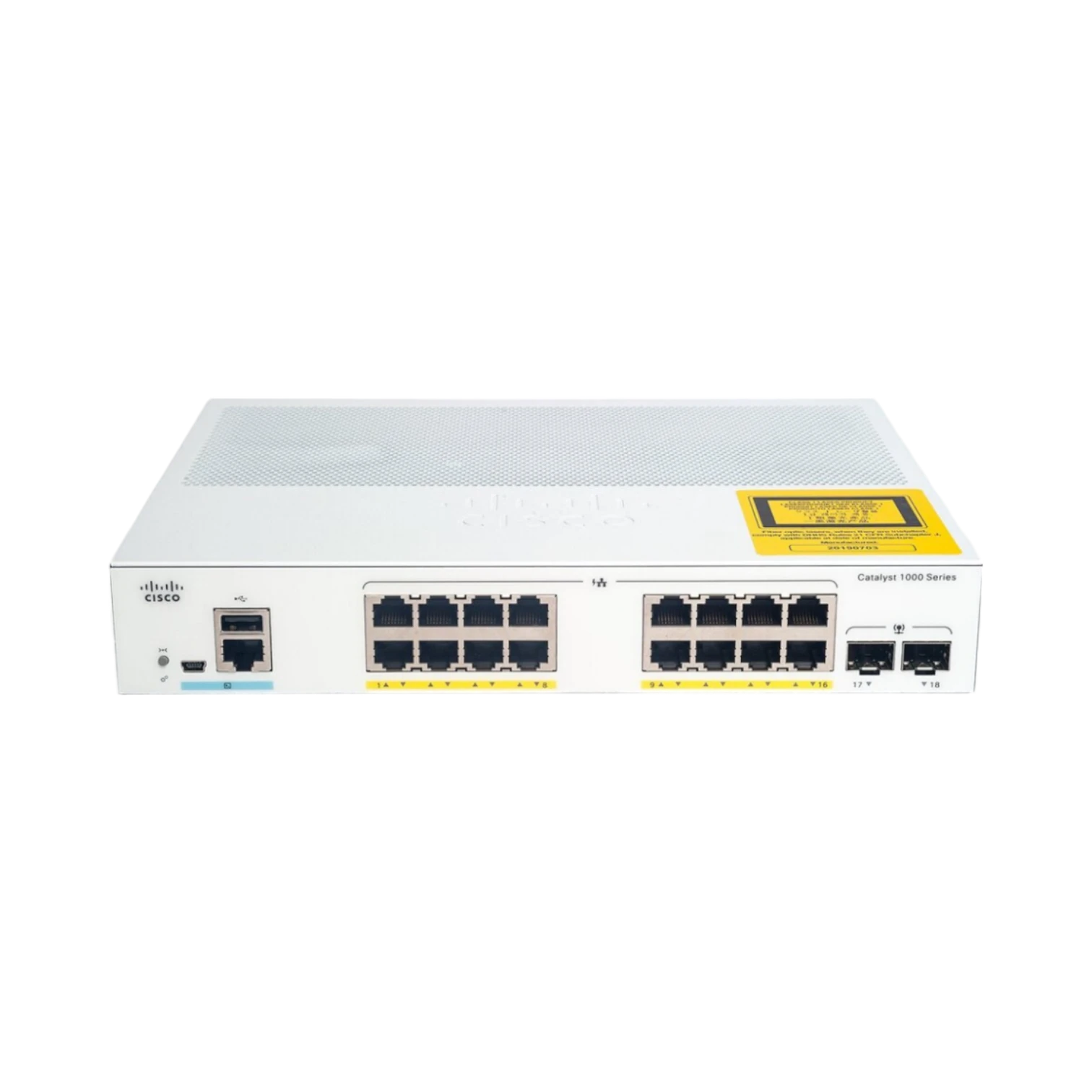 Cisco Catalyst 1000 16-Port PoE+ Managed Gigabit Switch image 1