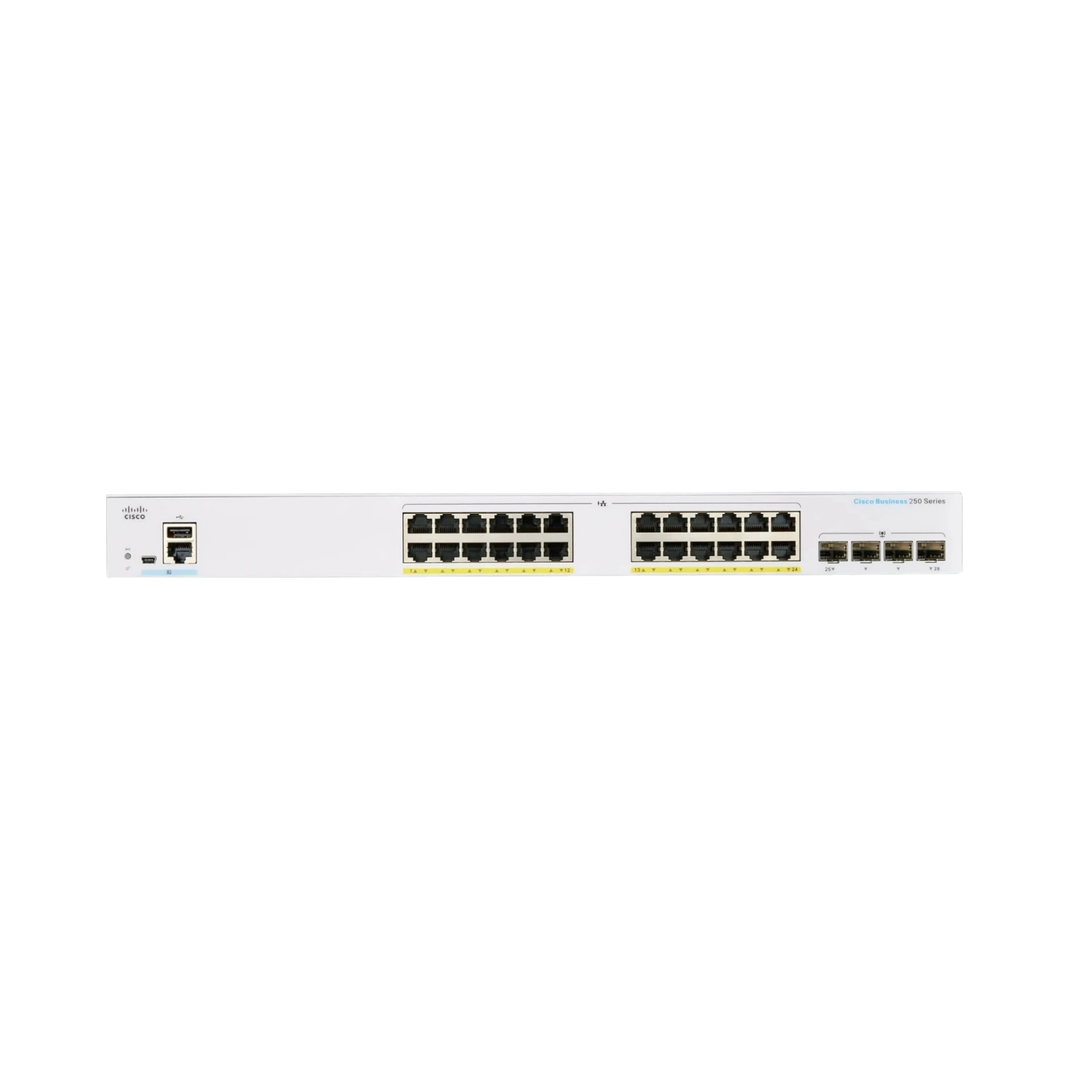 Cisco Business 250 Series 28-Port Smart Rack-Mount Switch image 1
