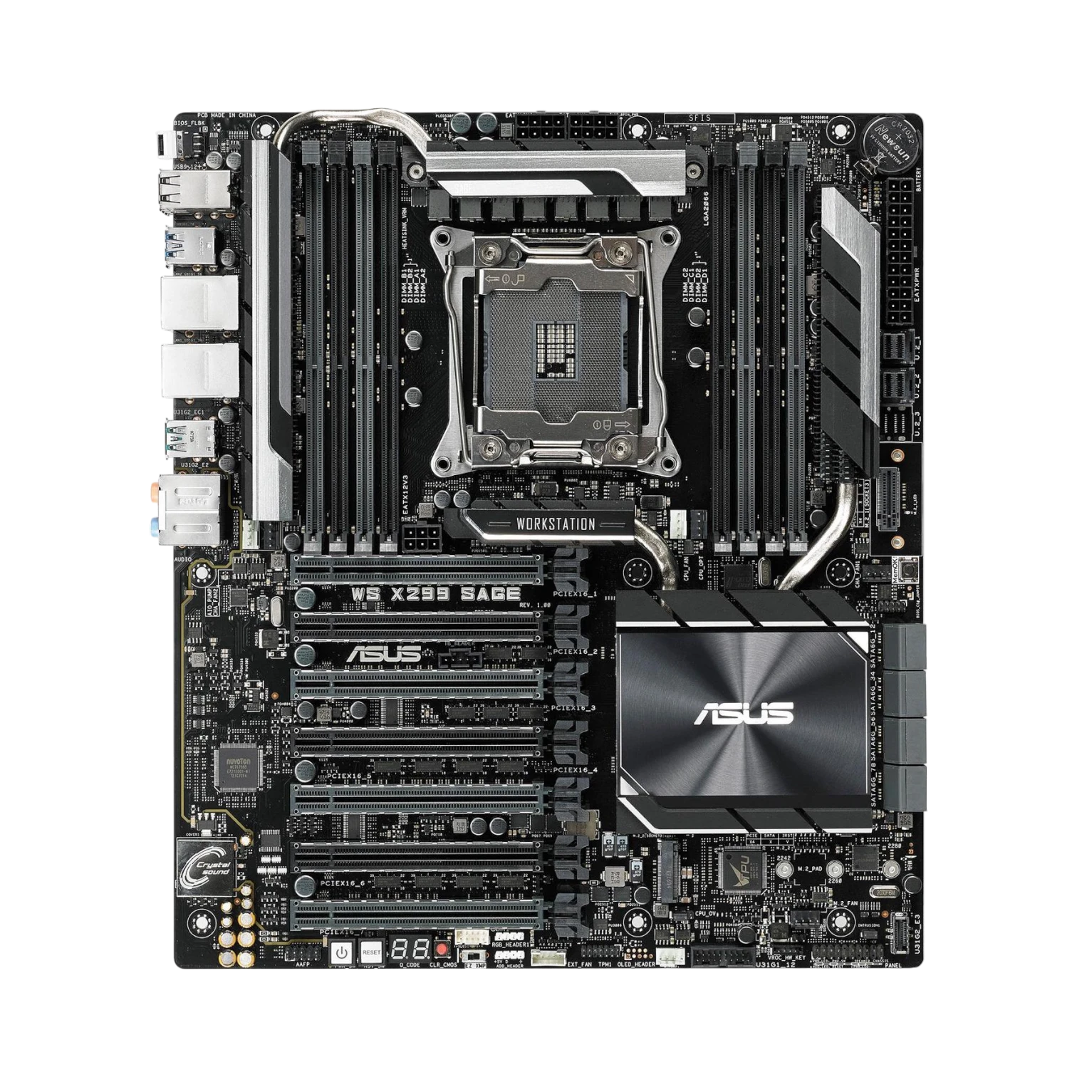 ASUS WS X299 Sage LGA2066 DDR4 4200MHz Motherboard image 1