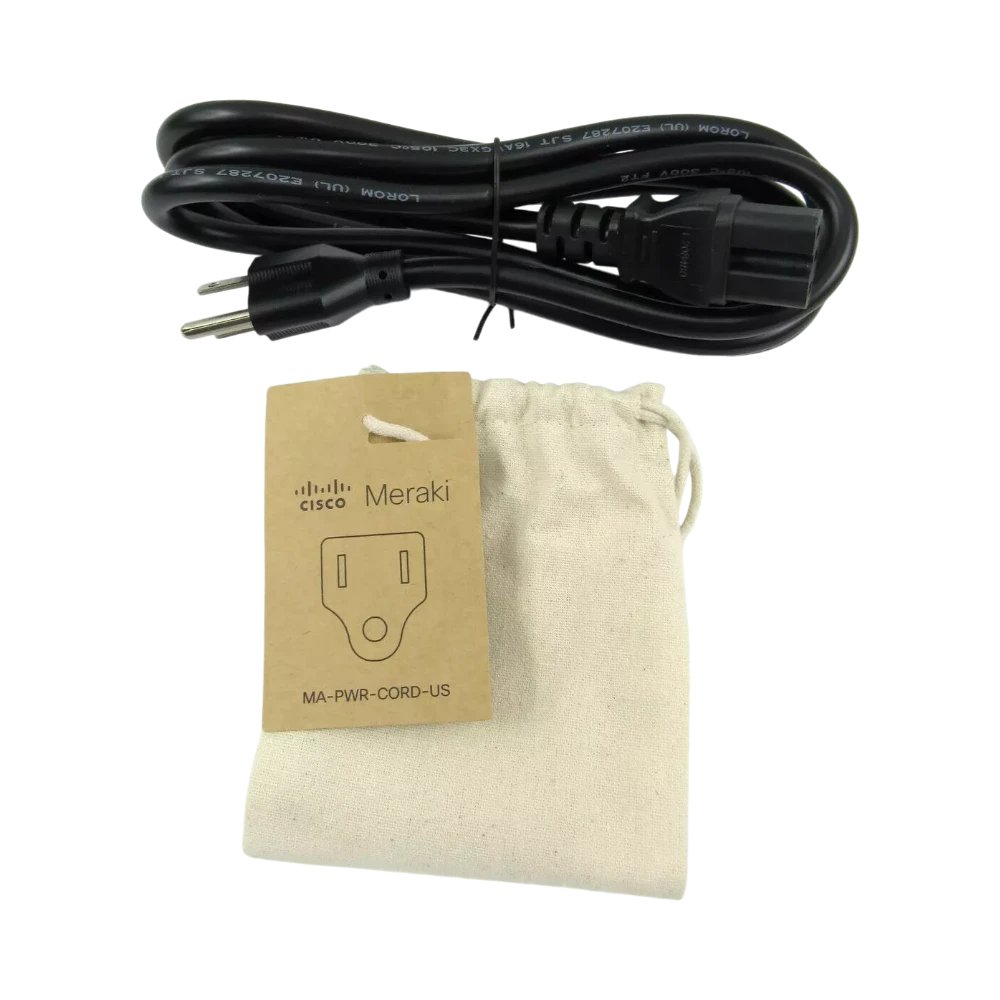 Cisco Meraki Power Cable IEC C13 to NEMA 5-15 for MX MS image 1