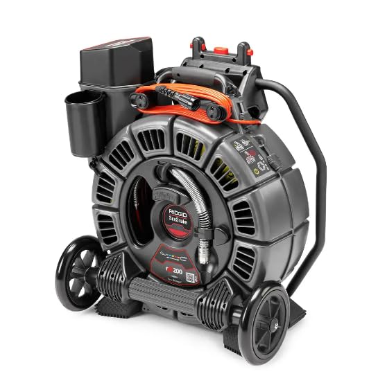RIDGID 63658 SeeSnake® rM200A Reel with Self-Leveling Camera powered with TruSense Technology, High Dynamic Range Sensor, Tiltsense Inclinometer image 1