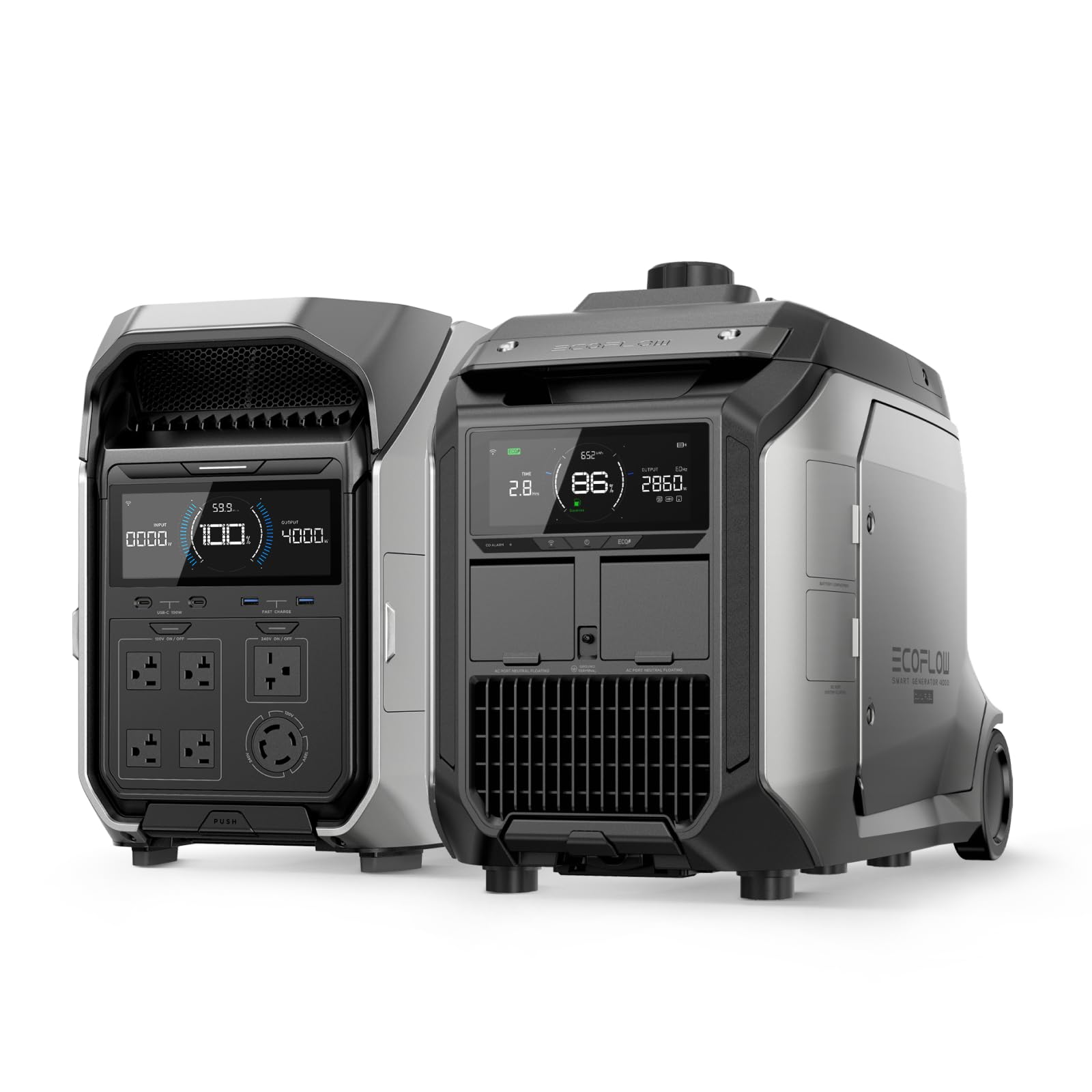 EF ECOFLOW 4096Wh Delta Pro 3 Power Station With 3200W Dual Fuel Generator GE305, Portable Backup Generator for Whole Home Use, Emergency, RVs image 1