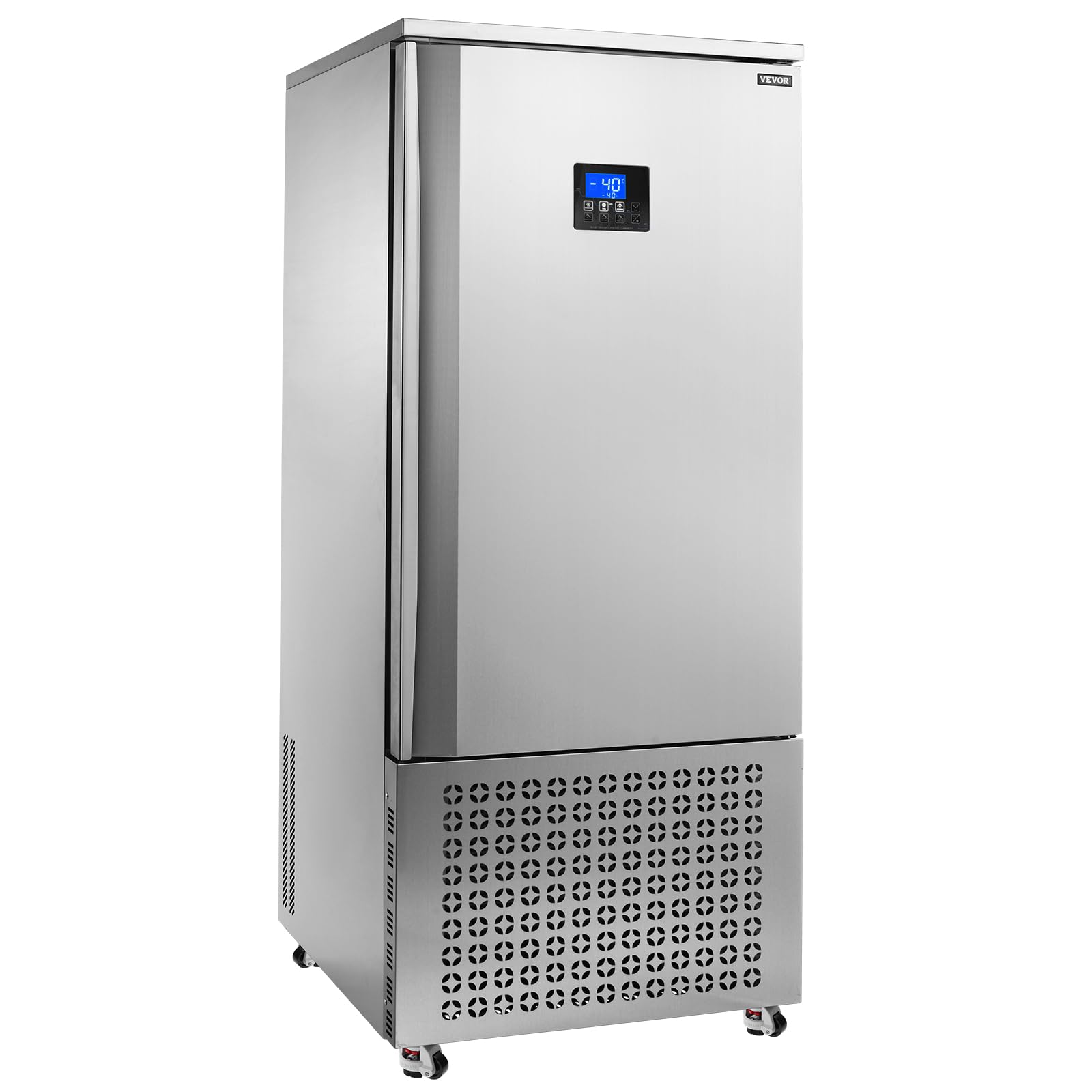 VEVOR 370 L Blast Chiller, 15 Trays Commercial Large Flash Freezers,  4 Modes Shock Frozen, 304 Stainless Steel Flash Freezer, Blast Chillers with Caster for Bakery, Restaurant Kitchen image 1