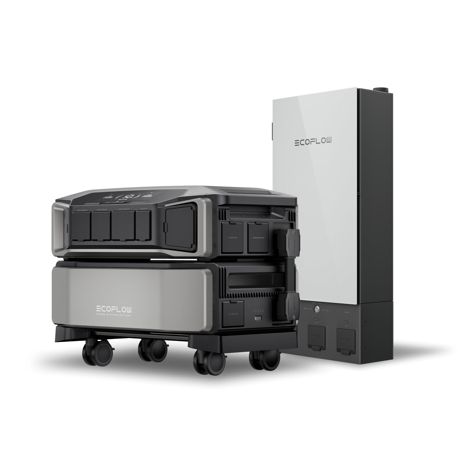 EF ECOFLOW DELTA Pro Ultra with Smart Home Panel 2, 6144Wh Power Station, 120/240V 7200W AC Output, Lifepo4 Battery Backup Expandable to 90kWh, Solar Generator for Home Use, RV image 1