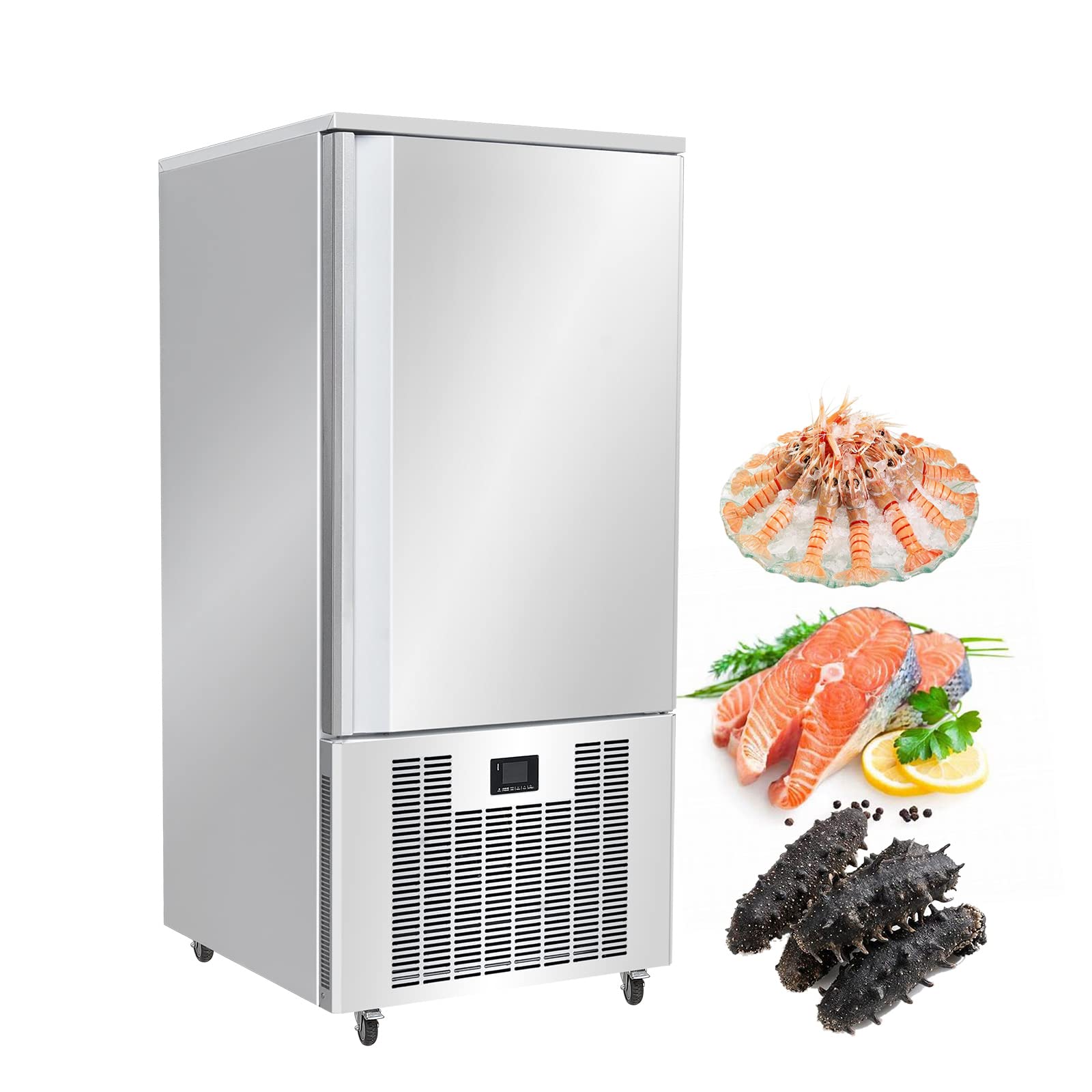 Kolice Commercial Heavy Duty 15 Trays Blast Chiller & Freezer, Flash Freezer for Ice Cream Factory, Hotels,Restaurant, Bakery to Freezing Hard ice Cream, Chicken, Fish, Dough, Lowest temp. -40°F image 1