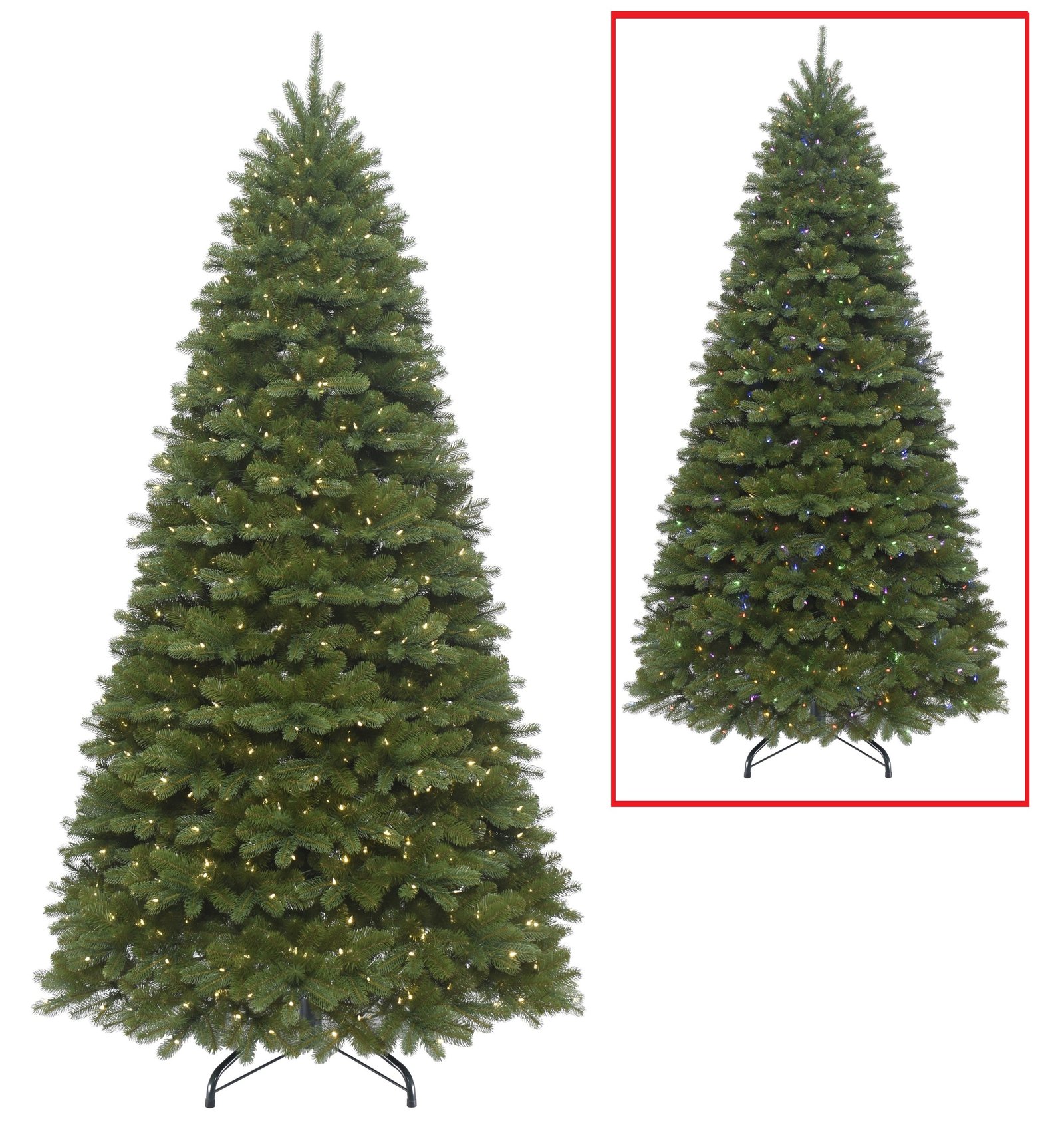 10' Narrow Colorado Galaxy LED PowerConnect™ Pre-Lit Artificial Christmas Tree image 1
