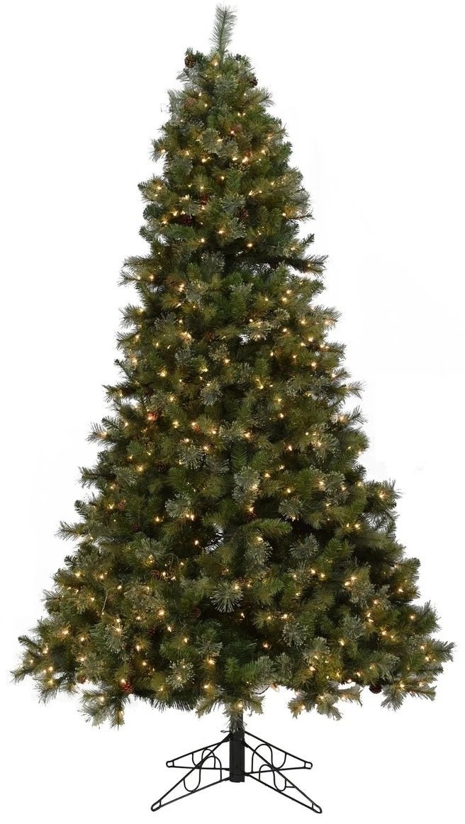 10' Rocky Mountain Instant Lite Pole Pre-Lit Artificial Narrow Fir Tree with Foot Tapper image 1