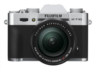 Fujifilm X-T10 Mirrorless Digital Camera with 18-55mm Lens (Silver)