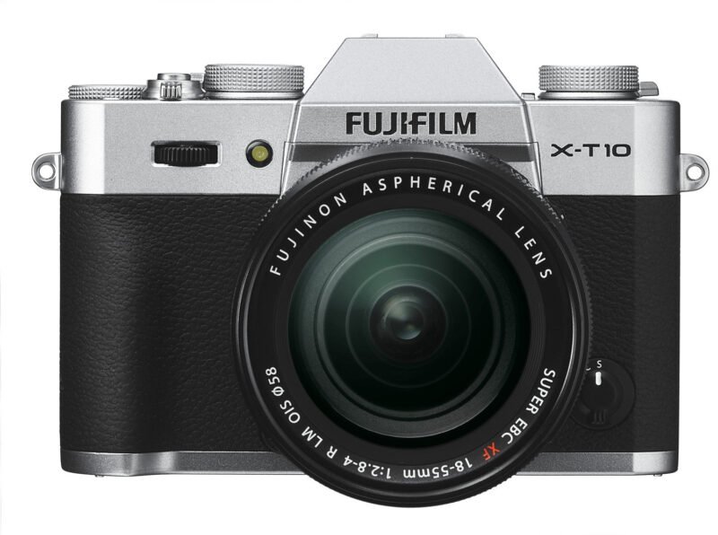Fujifilm X-T10 Mirrorless Digital Camera with 18-55mm Lens (Silver)