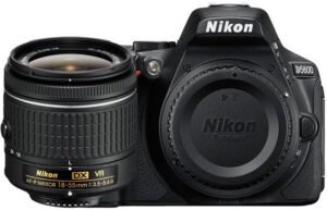 Nikon D5600 DX Digital SLR Camera w/ 18-55mm DX VR II Lens Black
