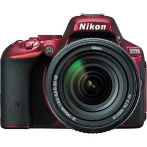 Nikon D5500 DX Digital SLR w/ 18-140mm DX f3.5-5.6 VR Lens Red
