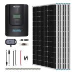 Renogy RKIT600DPM-RVR60 - 600W 12V Monocrystalline Solar Premium Kit w/Rover 60A Charger Controller