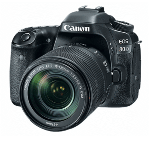 Canon EOS 80D DSLR Camera with 18-135mm IS USM Lens