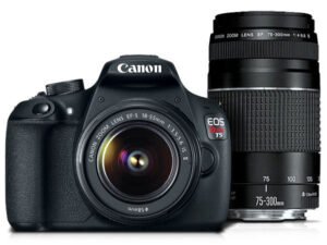 Canon EOS Rebel T5 18-55mm + 75-300mm + Bag Kit