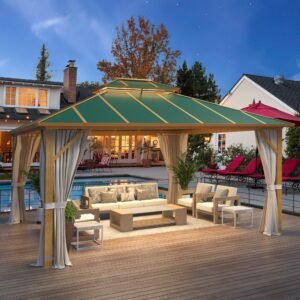 EROMMY 12x14 Hardtop Patio Gazebo
