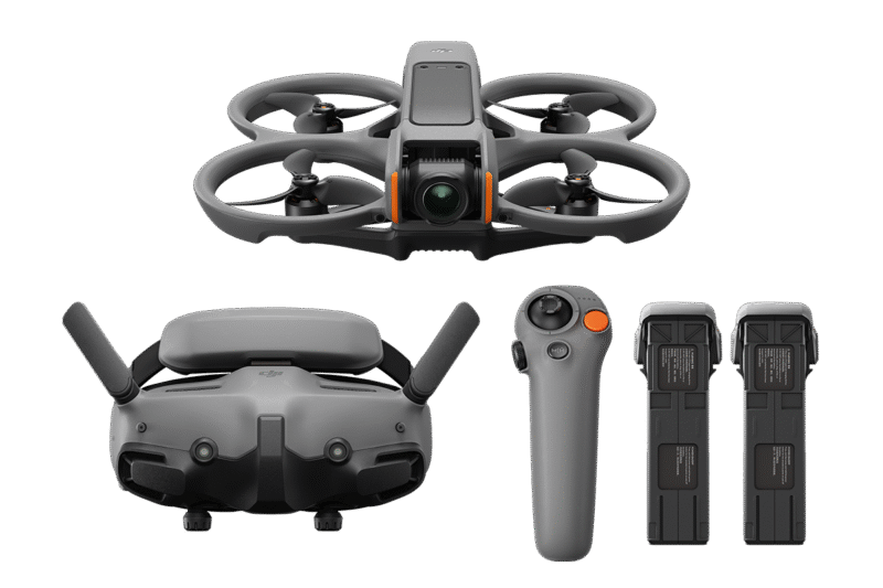 DJI Avata 2 Fly More Combo FPV Drone - Includes 3 Batteries, Goggles 3, RC Motion 3