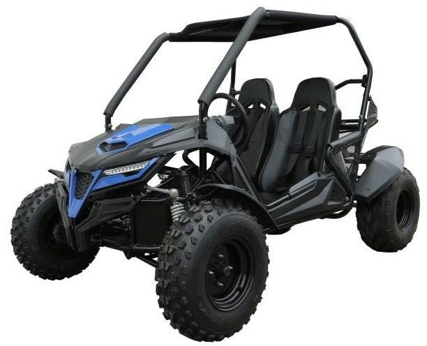 TrailMaster Cheetah 8 Mid-Sized Go Kart - 7.5hp, Torque Converter, Electric Start, Automatic with Reverse, Ages 12 and up