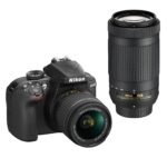 Nikon D3400 Digital SLR Camera 2 Lens Kit (18-55mm 70-300mm)