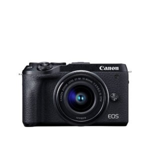 Canon EOS M6 Mark II Mirrorless Camera with EF-M 15-45mm IS STM Lens Specialty Kit (Black)