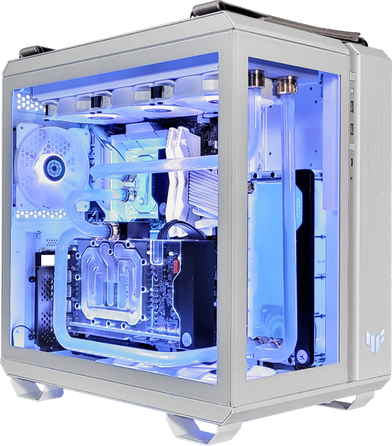 XOTIC PC GT502 Ecto Fog Black Label Gaming Desktop w/ INTEL Z790 & DDR5