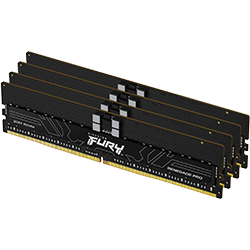 128GB DDR5 5600MHz Kingston FURY™ Renegade PRO (4X 32GB)