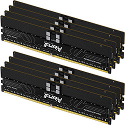 128GB DDR5 4800MHz Kingston FURY™ Renegade PRO (8X 16GB)
