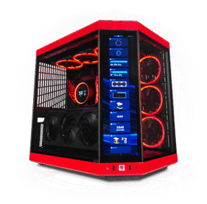 XOTIC PC GX13 HYTE Y60 RED EYE Black Label Gaming Desktop w/ INTEL Z890 & DDR5