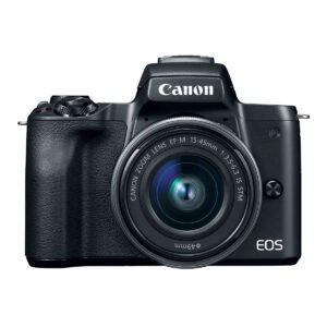 Canon EOS M50 with EF-M 15-45mm IS STM & EF-M 55-200 IS STM Lens Kit