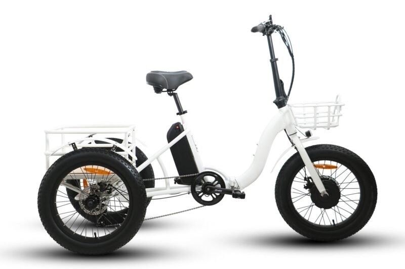 EUNORAU NEW-TRIKE 48V/12.5Ah 500W Step-Thru Folding Electric Trike
