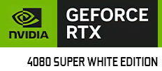 NVIDIA® GeForce RTX™ 4080 SUPER 16GB GDDR6X WHITE EDITION