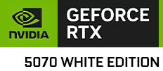 NVIDIA® GeForce RTX™ 5070 12GB GDDR7 WHITE EDITION