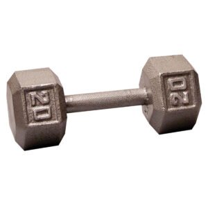 Body-Solid Iron Hex Dumbbells