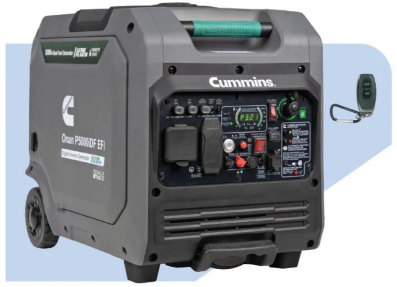 Cummins Onan P5000iDF fuel injected (EFI) Portable Generator