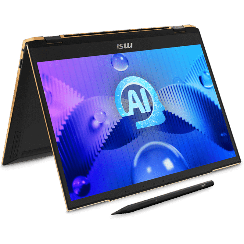 MSI Summit E13 AI Evo A1MTG-038US Ultra Thin and Light Professional 2-in-1 Laptop