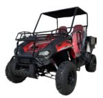 TrailMaster Challenger 200U UTV Side-by-Side, Front Cargo Rack, Rear Dump Bed