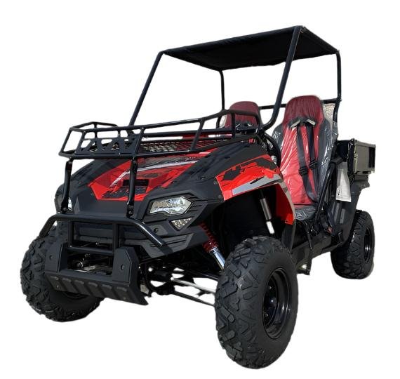 TrailMaster Challenger 200U UTV Side-by-Side, Front Cargo Rack, Rear Dump Bed
